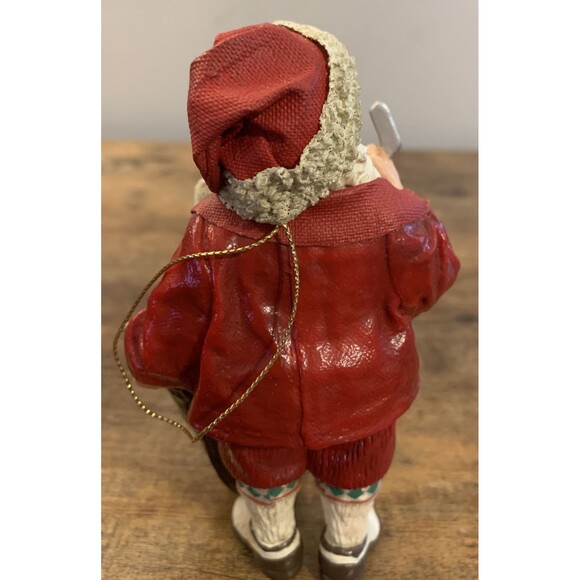 Kurt Adler "Par For The Claus" Golfing Santa Christmas Figure Fabriche KSA - Picture 4 of 6